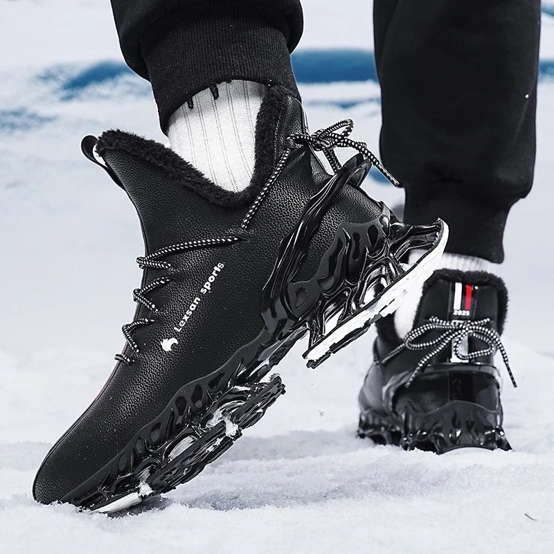 Winter Men's Waterproof Slippers Plush Sneakers - MANDOTOS INTERNATIONAL