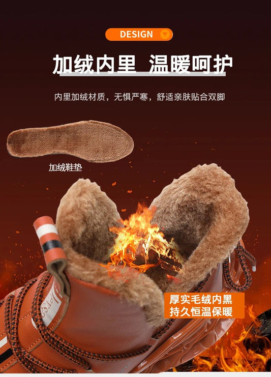 Winter Men's Waterproof Slippers Plush Sneakers - MANDOTOS INTERNATIONAL