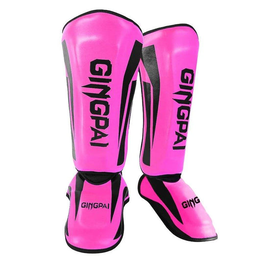 Kickboxing Boxing Shin Guard Pads Muay Thai Martial Arts Sanda Wushu Leg Protector Taekwondo Ankle Guards - MANDOTOS