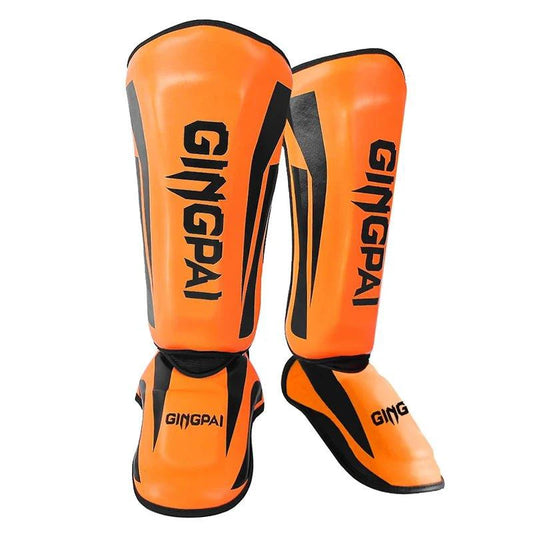 Kickboxing Boxing Shin Guard Pads Muay Thai Martial Arts Sanda Wushu Leg Protector Taekwondo Ankle Guards - MANDOTOS