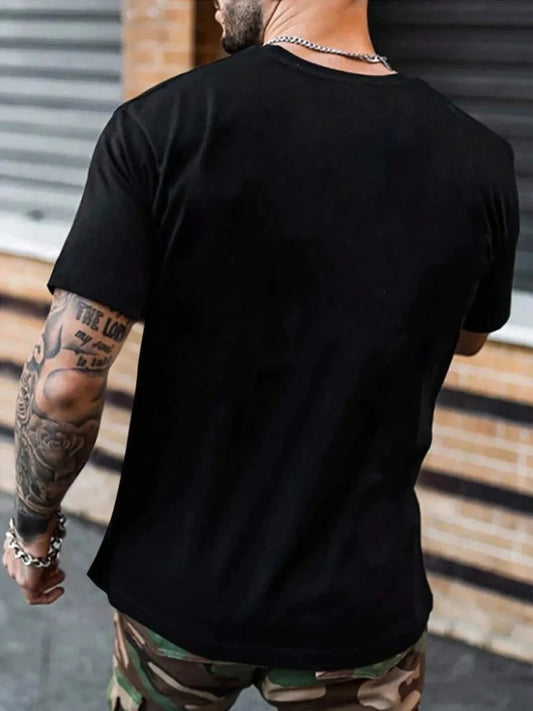 Mandotos Cotton T Shirts Pack Of Five Short Sleeve O Neck Casual Basic Oversize For Men And Women - MANDOTOS
