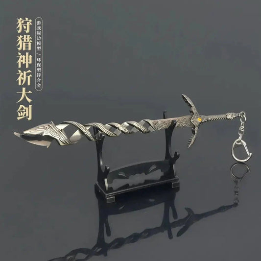 Mandotos Elden Ring God Sword Replica 22cm Metal Collectible Sword Display Piece - MANDOTOS