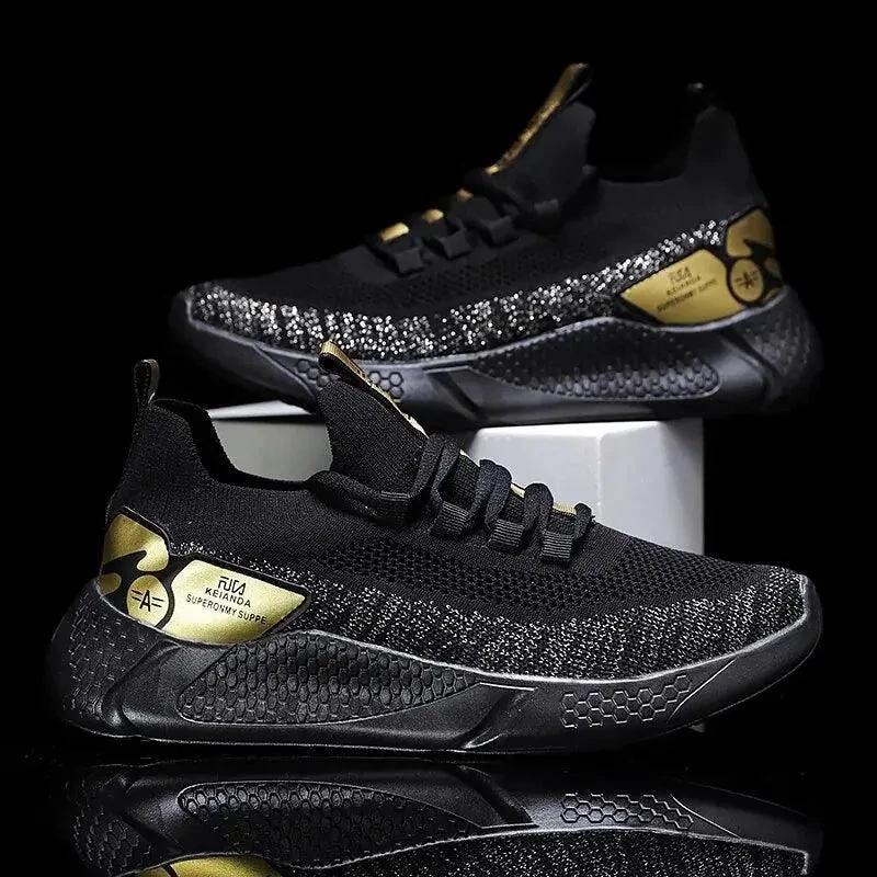 Mandotos men's athletic trainer shoes with breathable mesh uppers and supportive rubber soles for active sports and workouts.