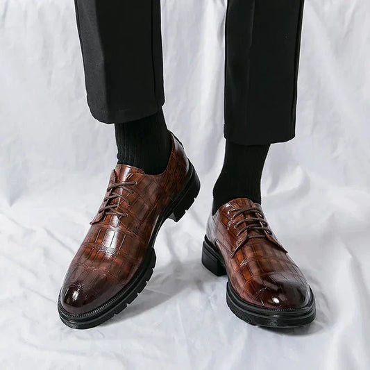 Men's elegant breathable tassel loafers by MANDOTOS, featuring sleek design and comfortable fit in a classic style.