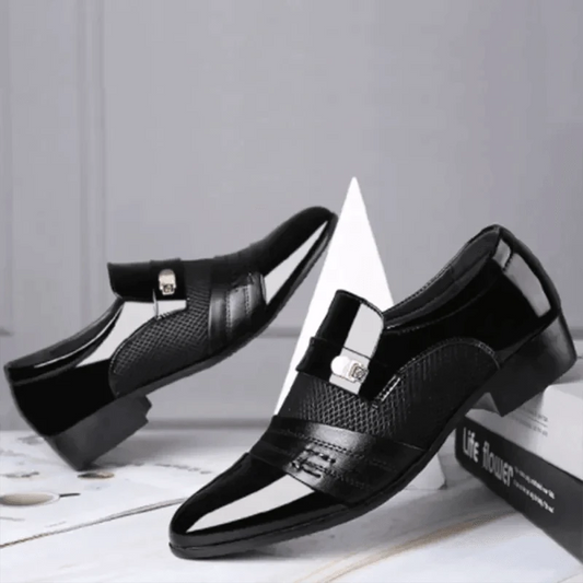 Men's Luxury Leather Loafers - MANDOTOS