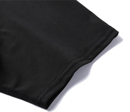 Men's Print Compression Shirts Summer Short Sleeve Rash Guard Gym Workout T-shirt Athletic Quick Dry Baselayer Undershirts Tops - MANDOTOS