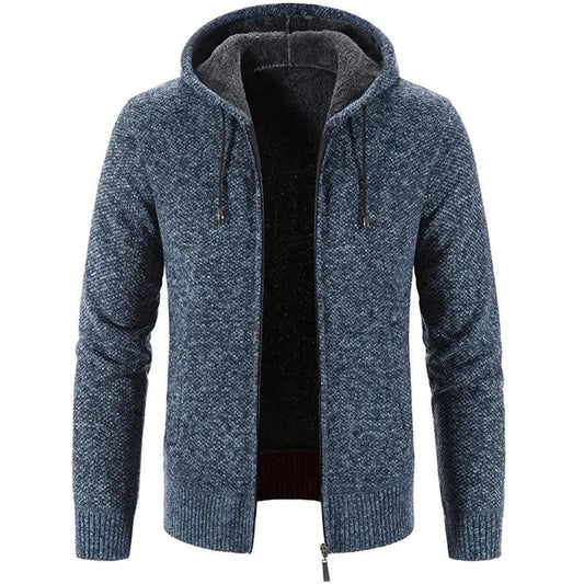 Men's Stylish Fleece Cardigan Jacket - MANDOTOS