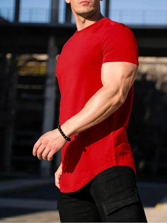 Men's Summer Muscle T-Shirt for Gym Workouts MANDOTOS INTERNATIONAL