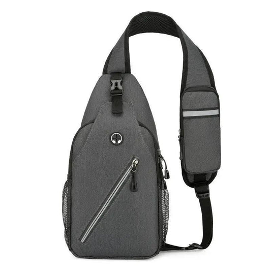 New Multifunctional Men's Shoulder Crossbody Bag Male Hard-Wearing Canvas Shoulder Messenger Bags Chest Bag - MANDOTOS
