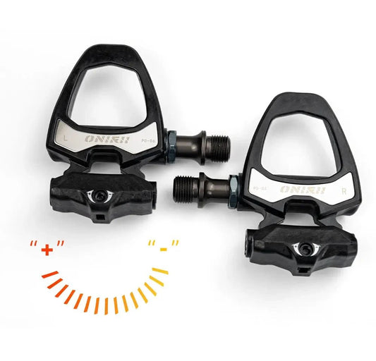 Mandotos ONIRII PD-06 carbon lock pedals for cycling, featuring lightweight design and secure grip for performance riding.