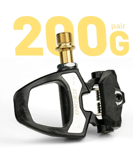Mandotos ONIRII PD-06 carbon lock pedals for bicycles, lightweight and durable cycling pedals with locking mechanism