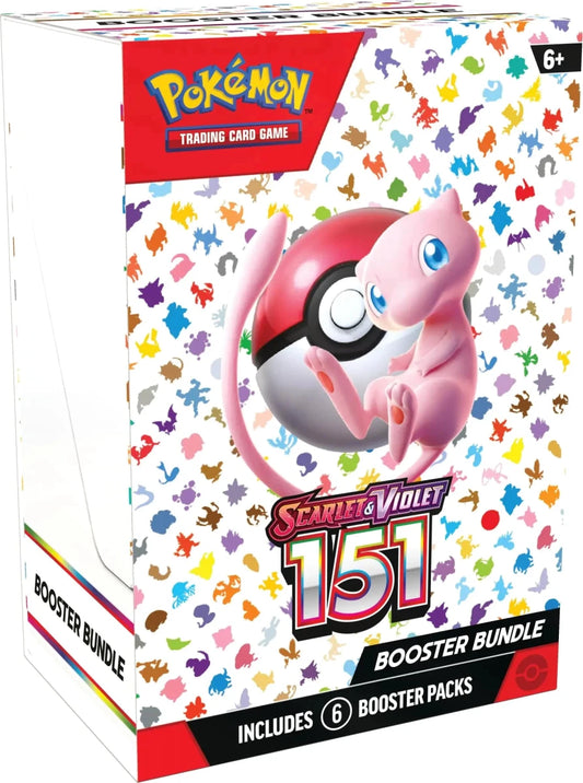 Mandotos Pokémon TCG SV 151 Legends Booster Pack featuring vibrant artwork and various collectible Pokémon cards inside.