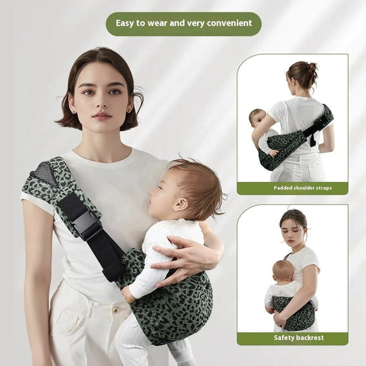 Mandotos portable one-shoulder strap designed for big baby carriers, adjustable and comfortable for secure carrying.