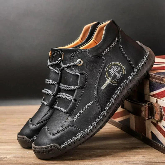 Premium Microfiber Leather Boots - MANDOTOS