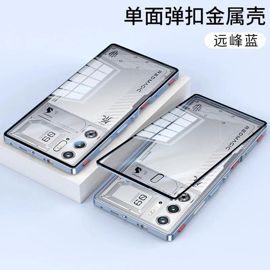 RedMagic Transparent Acrylic Case for 9S Pro - Sleek Metal Frame & Ultimate Protection - MANDOTOS