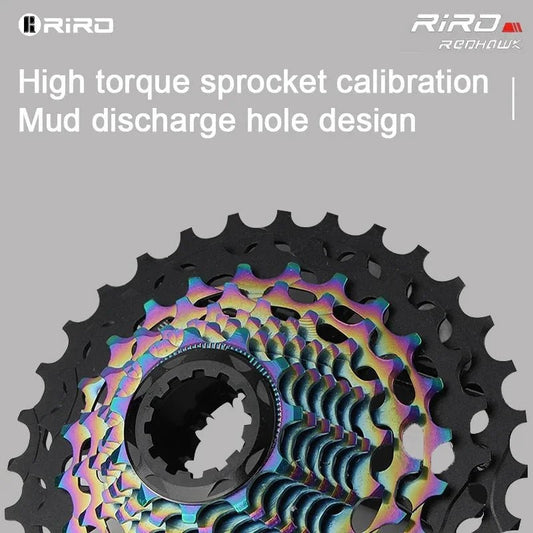 Mandotos RIRO ultra-light hollow freewheel for bicycles, showing sleek, lightweight design ideal for enhancing cycling performance.