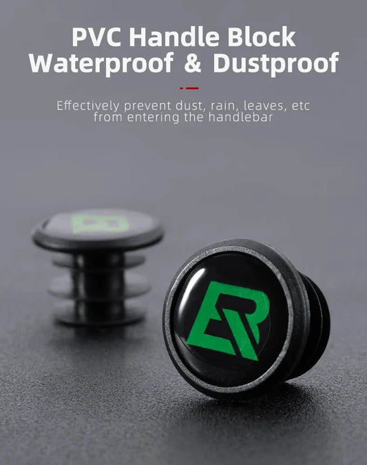 Mandotos ROCKBROS cycling grips for enhanced comfort and control on bike handlebars. Comfortable rubber grip with textured surface.