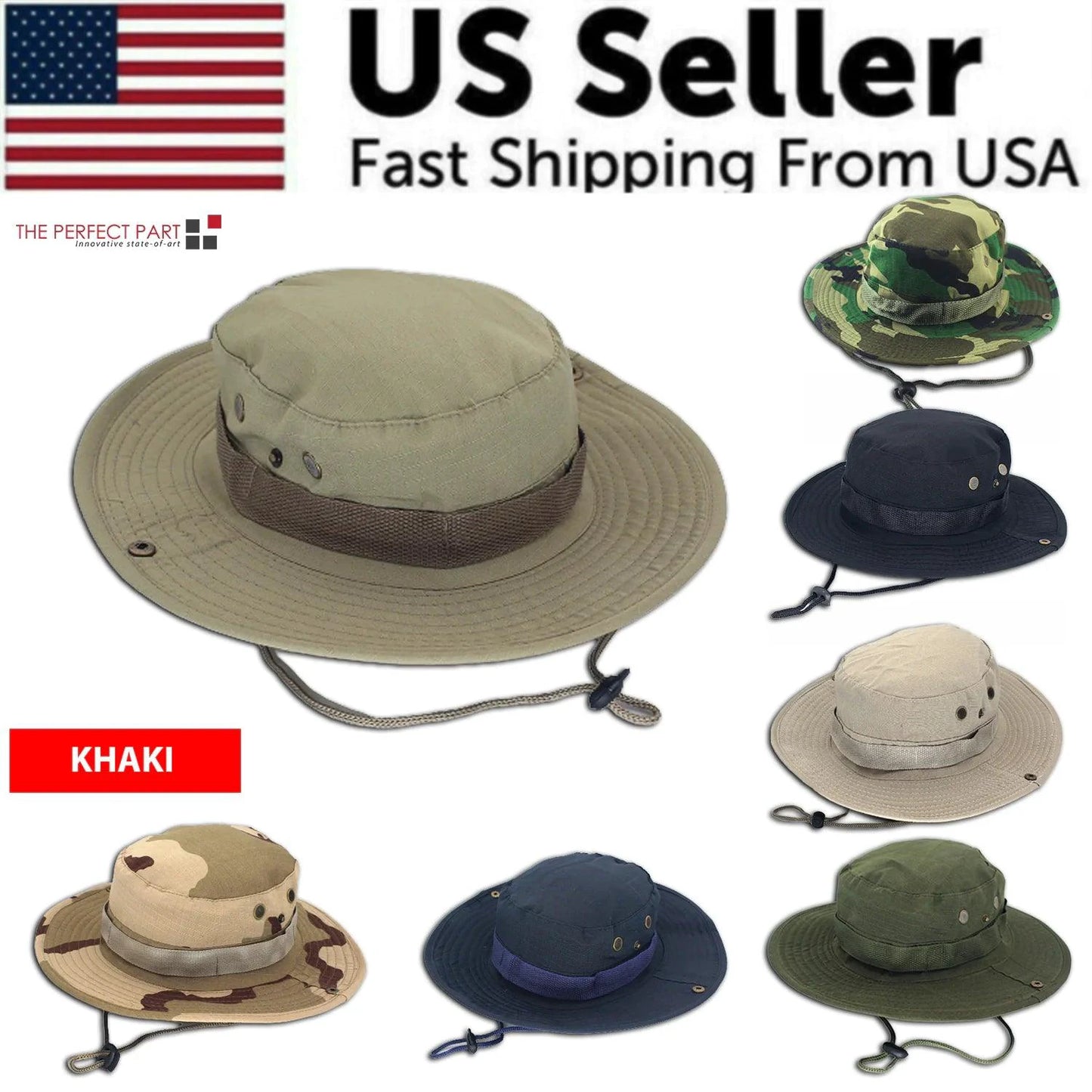 Mandotos safari camo sun hat with mesh brim, outdoor boonie style for sun protection and breathability.