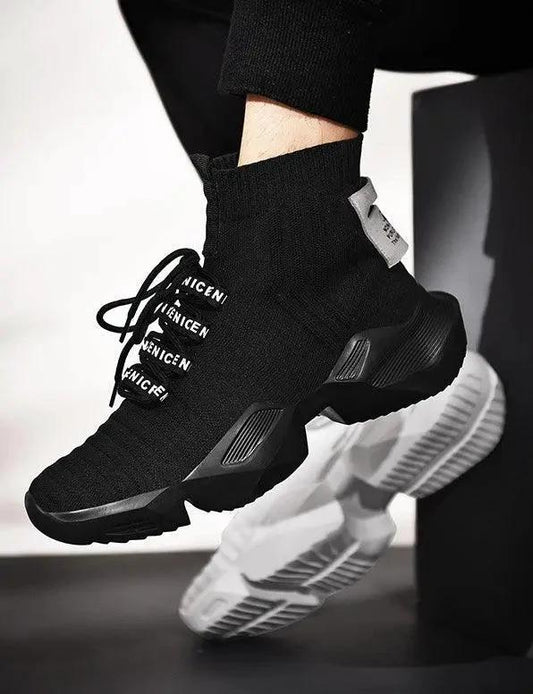 Socks Shoes Daddy Shoes Sports Shoes Men'S Large Size Trendy Shoes Casual Shoes - MANDOTOS