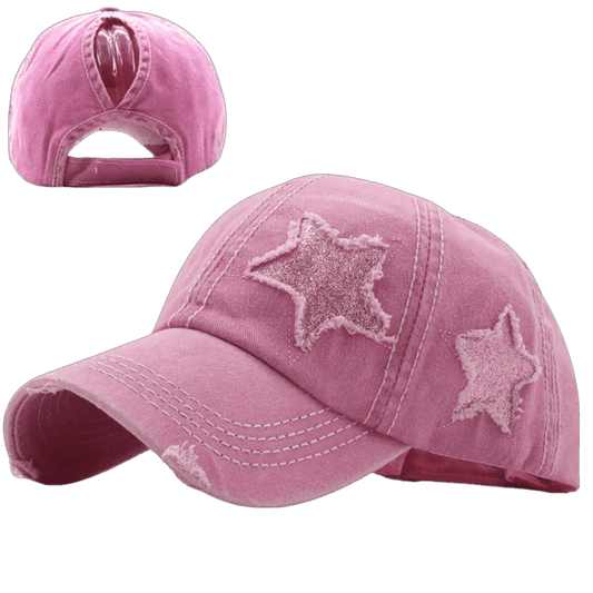 Star Denim Baseball Cap - MANDOTOS