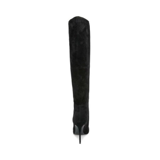 Stiletto Heels Pleated High Over The Knee Boots - MANDOTOS