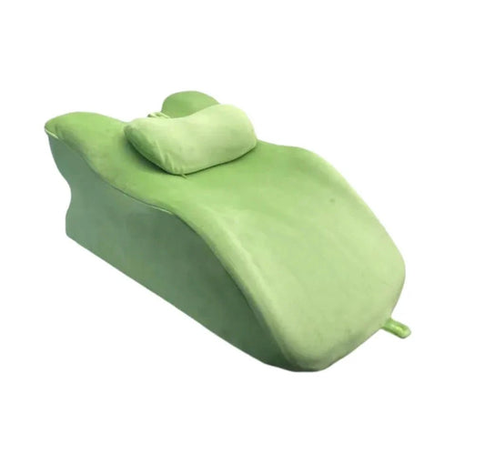 Mandotos stomach sleeper pillow with ergonomic design for comfortable side and stomach sleeping support.