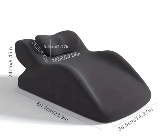 Mandotos stomach sleeper pillow with contoured design for comfortable side and stomach sleeping support.