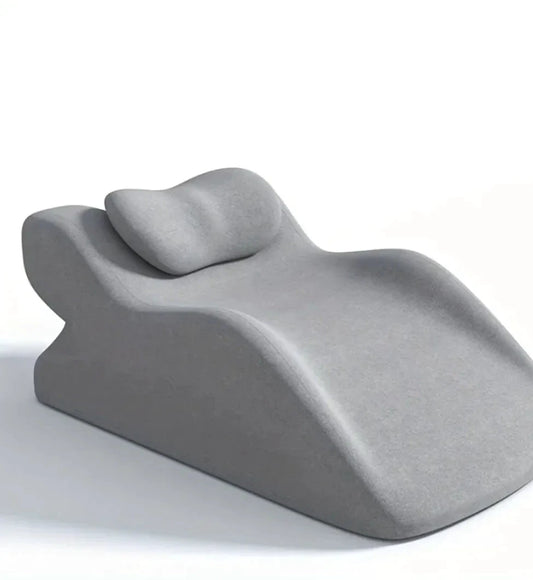 Mandotos stomach sleeper pillow with ergonomic design for comfortable side and stomach sleeping support.