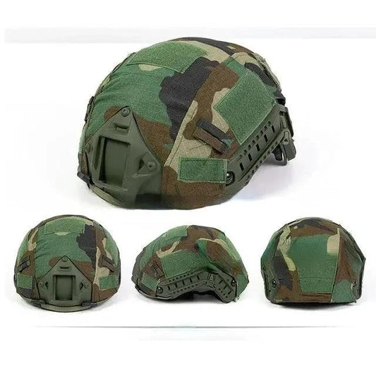 Mandotos tactical combat helmet in 10 colors, with adjustable straps and rugged design for military or outdoor use.