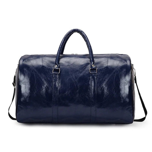 Travel Bag For Men Pu Leather Shoulder Bag Big Capacity Tote Bags For Women Fashion New Duffle Crossbody Bag Sports Pack luggage MANDOTOS