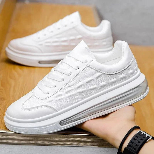 Trendy Leather Men's Shoes Fashion Casual Sneakers - MANDOTOS
