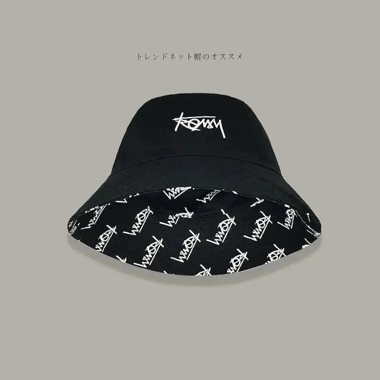 Dual-Style Men's Hawaiian Bucket Hat - MANDOTOS