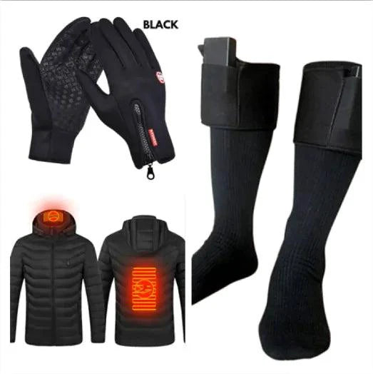 Mandotos WarmRide Touch Gloves in black, featuring touchscreen-compatible fingertips and soft insulated lining for winter warmth.