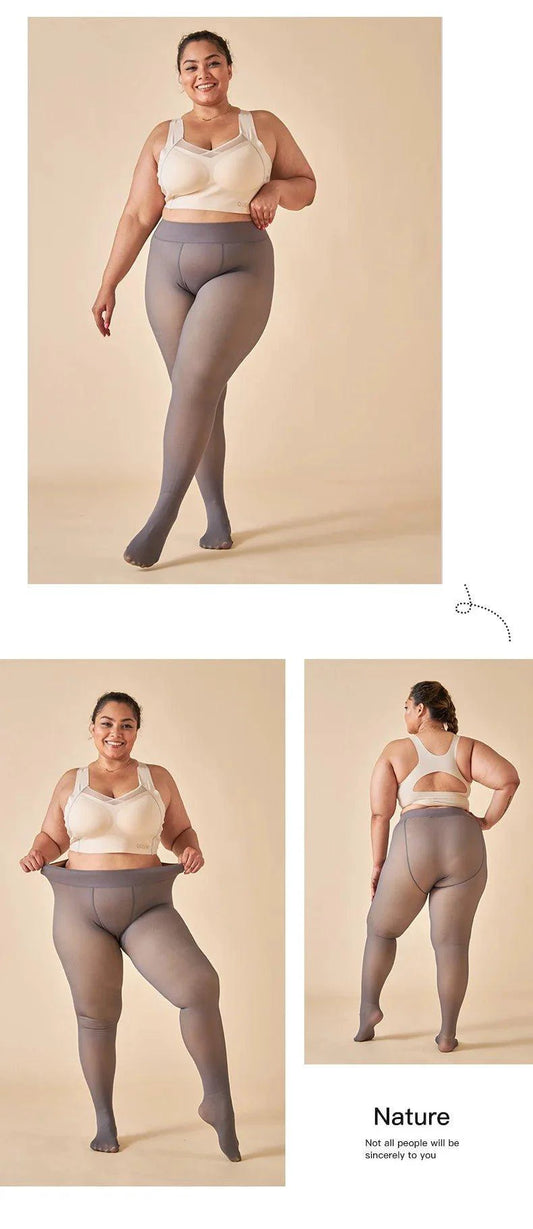 Winter Warmth High Waist Thermal Tights - Sexy & Slim Fit! - MANDOTOS