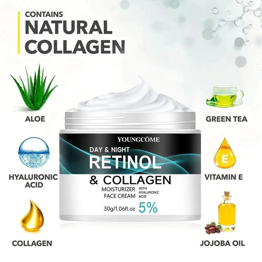 YOUNGCOME Retinol Cream Promotes Skin Elasticity And Luster Nourishing Nourishing And Locking Moisture To Improve Skin Texture - MANDOTOS