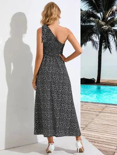 Zoe Asymmetrical Midi Dress - MANDOTOS