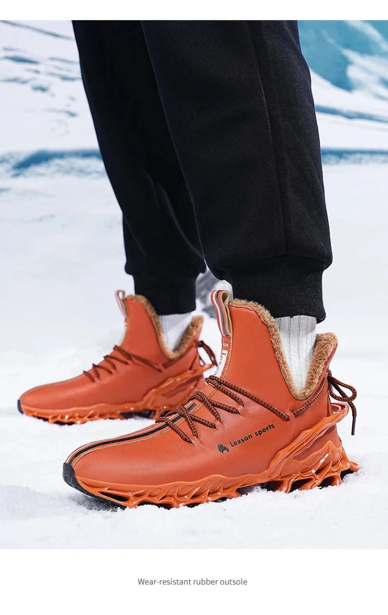 Winter Men's Waterproof Slippers Plush Sneakers - MANDOTOS INTERNATIONAL