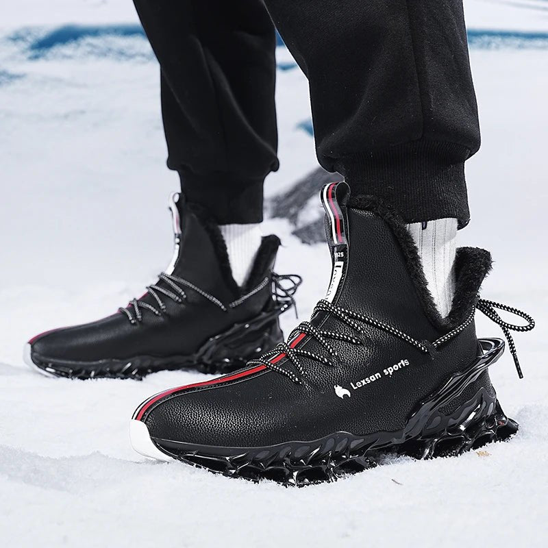 Winter Men's Waterproof Slippers Plush Sneakers - MANDOTOS INTERNATIONAL