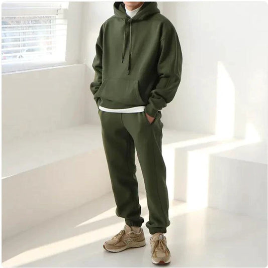 Men's Hooded Sports Sweatshirt - MANDOTOS