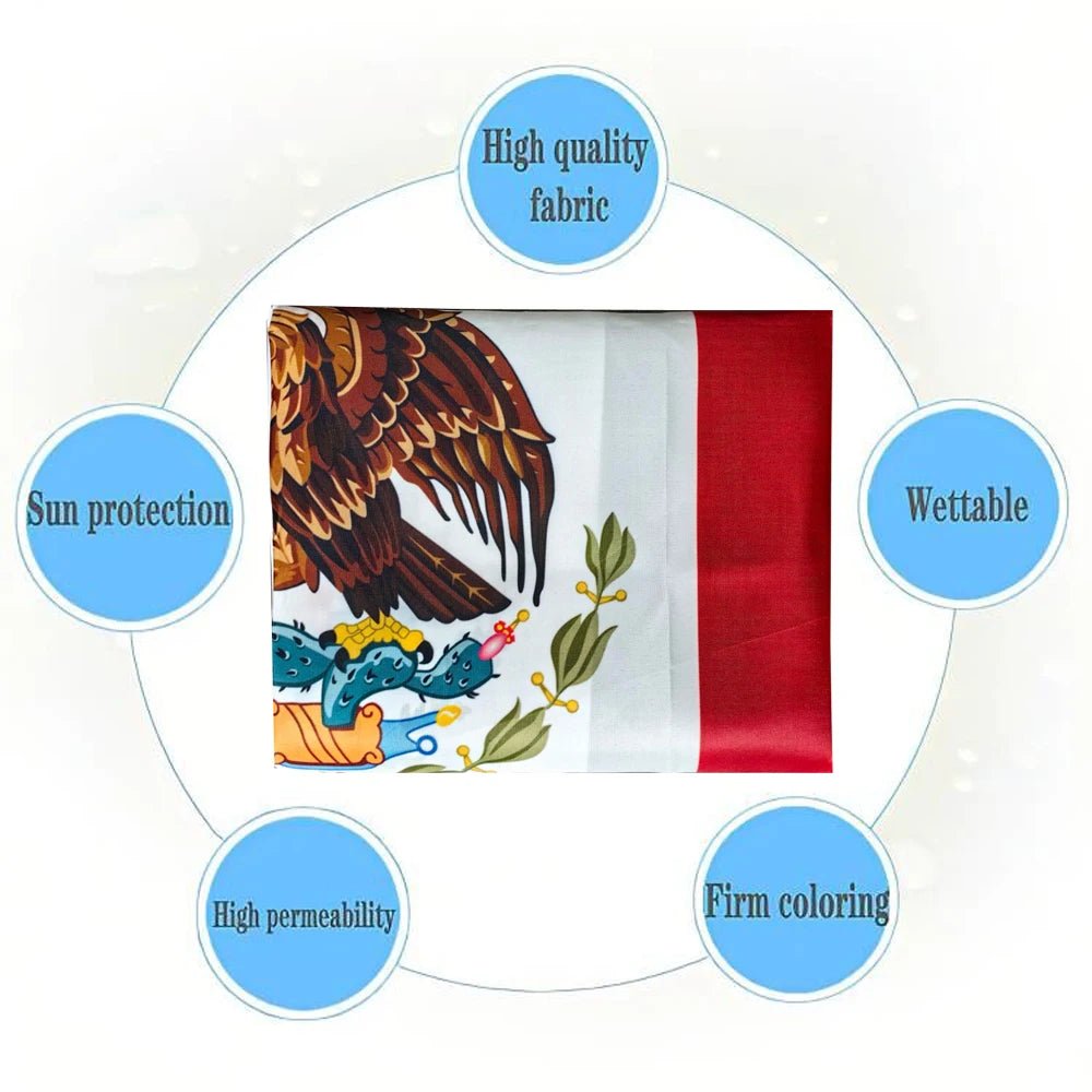 Mexican Flag Outdoor Advertising Banner Party Decoration Design - MANDOTOS INTERNATIONAL
