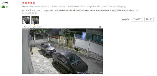 New 4K 8MP IP Camera Audio Outdoor POE H.265 Onvif Metal Bullet Home Color Night Vision Surveillance Camera - MANDOTOS