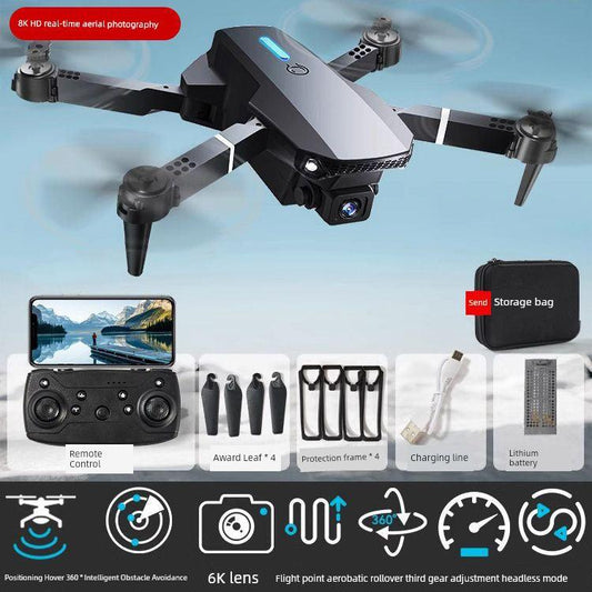 New Arrival Outdoor Drone for Aerial Photography HD Professional Remote Control Aircraft Elementary School Student Small Aircraft Kids Helicopter - MANDOTOS