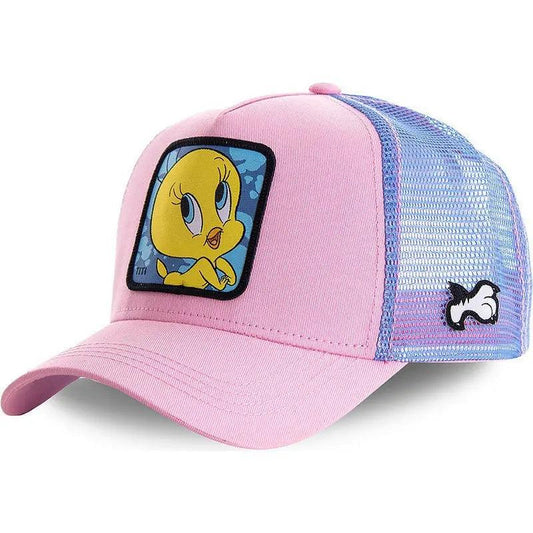 New Brand Anime BUNNY TAZ DUCK Snapback Cap Cotton Baseball Cap Men Women Hip Hop Dad Mesh Hat Trucker Dropshipping - MANDOTOS
