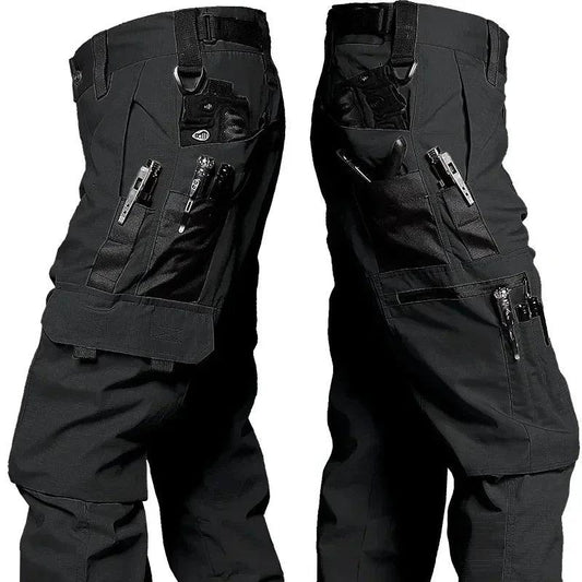 New Tactical Work Pants Men Outdoor Cargo Trousers Multi-pocket Waterproof Pant Autumn Spring Outdoor Workwear Hiking Trousers - MANDOTOS