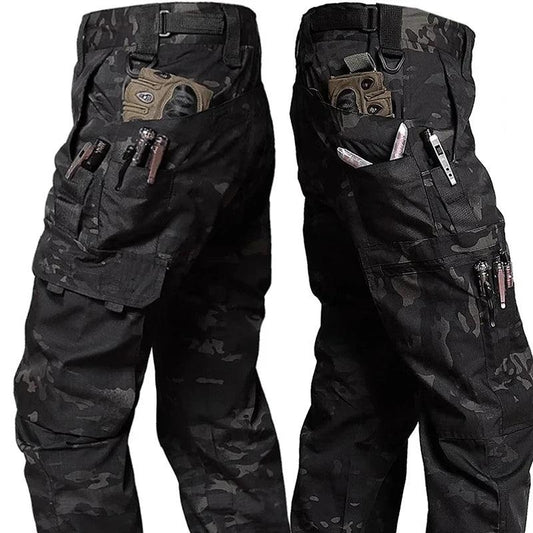 New Tactical Work Pants Men Outdoor Cargo Trousers Multi-pocket Waterproof Pant Autumn Spring Outdoor Workwear Hiking Trousers - MANDOTOS