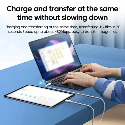 NNBILI 3Pcs Universal 120W 10A Fast Charger PD Dual Type C Quick Charging Cable Data Wire Cord For iPhone 15 16 Samsung HUAWEI - MANDOTOS