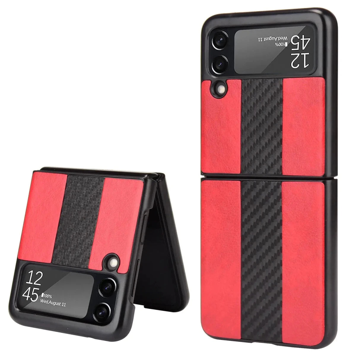 Samsung Z Flip 3 5G Leather Folding Case - MANDOTOS INTERNATIONAL