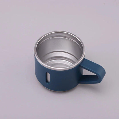 One Cup Three Lid Thermos Cup Set 304 Stainless Steel Handle Lid Gift Cup Men's And Women's Portable Gift Box Set - MANDOTOS