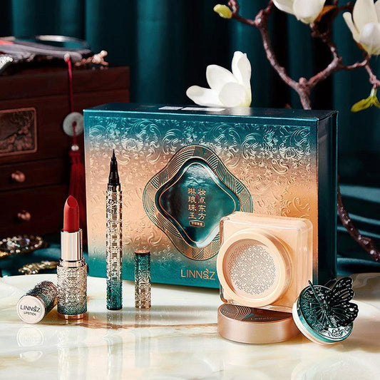 Oriental Beauty Co. Chinese-Inspired Makeup Set with Elegant Palette & Bold Colors - MANDOTOS