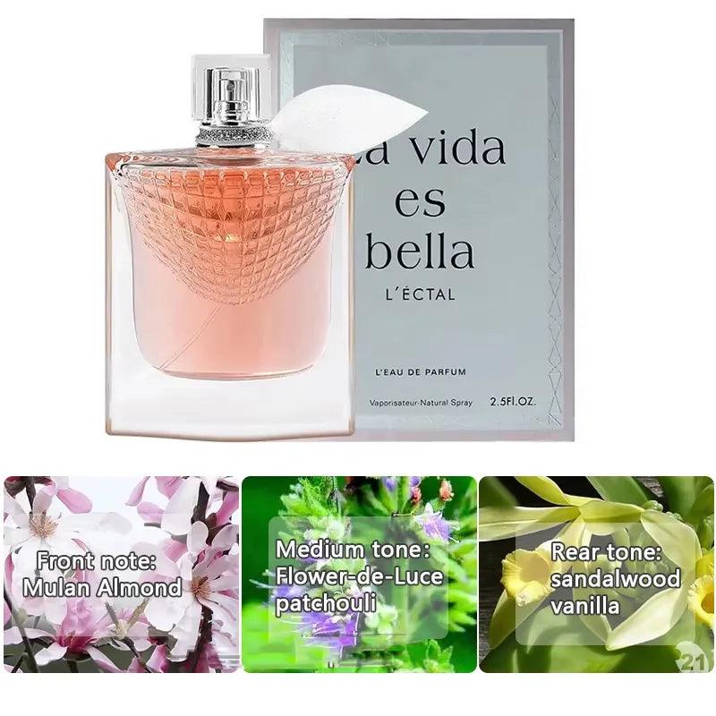 Original 75ml Women Perfume True Love Rose Fragrance Lasting Perfume Fresh Natural Romantic Temperament Perfume - MANDOTOS
